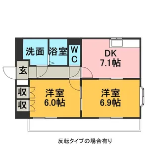 カーサハピネス【1階】の間取り