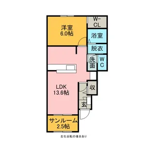 コージー コート 京【1階】の間取り