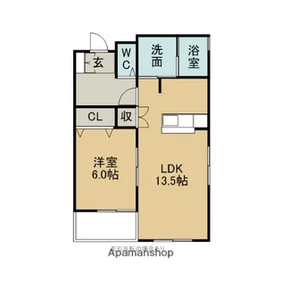 GRAND KOMS(グランコムズ)【2階】の間取り