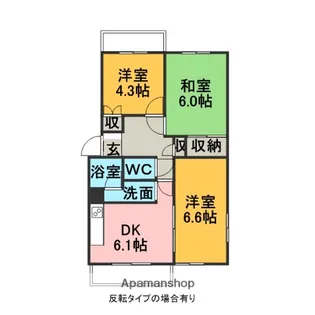 グランシャリオ【2階】の間取り