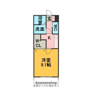 HILLS K【2階】の間取り