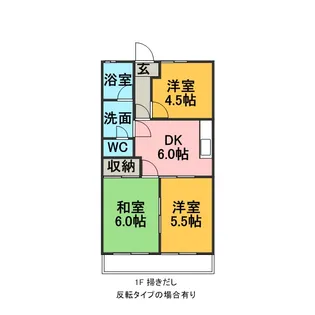 コーポFUKUJIN【2階】の間取り