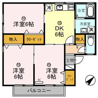 セピアコート【2階】の間取り