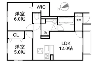 「ヴィステリア・スクエアB」【1階】の間取り
