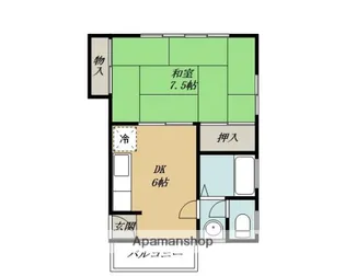 ハイツ・アルファ【2階】の間取り