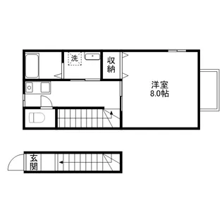 アクアハイツ【2階】の間取り