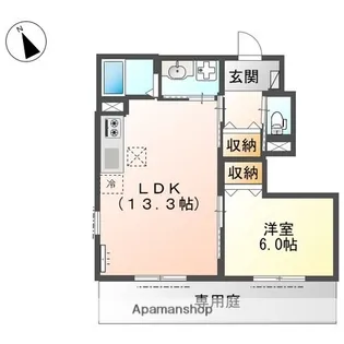 アリビオ【1階】の間取り