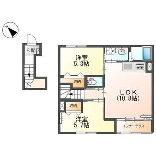 アリビオ【2階】の間取り