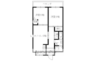 京都府京都市南区吉祥院定成町【マンション】の間取り
