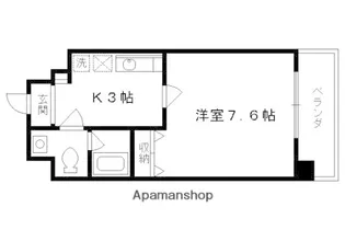 グランドパレス西大路【4階】の間取り