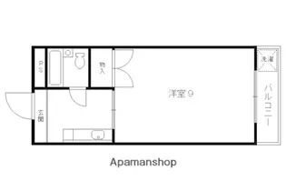 エスティ21【205号室】の間取り