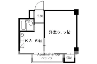 1Kの間取り画像