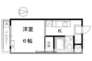 メゾンボール【301号室】の間取り