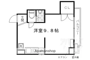 ROYAL河原町五条【706号室】の間取り