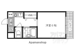 CASA寺町【302号室】の間取り