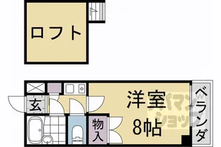 メゾンセレクト【208号室】の間取り