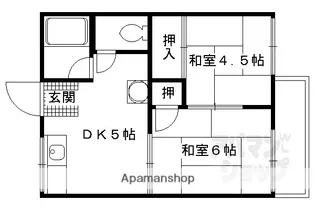 巽ハイツ【206号室】の間取り