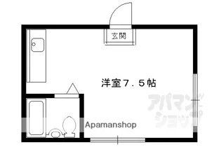 アクシス宮越【102号室】の間取り