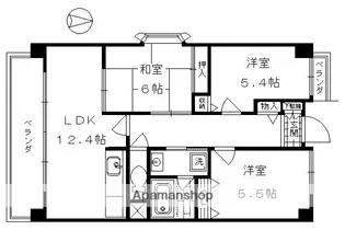 スリーメープル【4階】の間取り