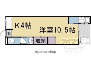 マンション千丈【303号室】の間取り