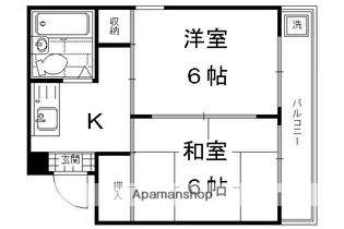 エスプリット横山【3階】の間取り