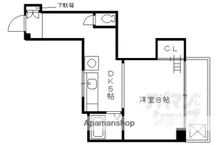 ガーディアン青山【203号室】の間取り