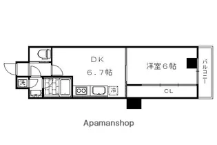GRAND E’TERNA京都【1911号室】の間取り