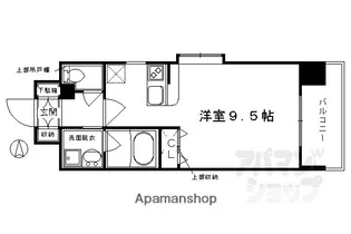 ベラジオ烏丸御池II【803号室】の間取り