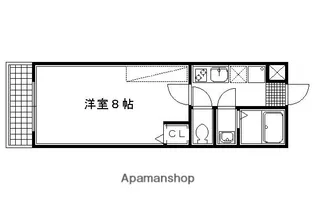 アビタシオン東山【301号室】の間取り