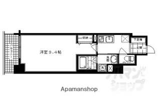 アスヴェル京都三条通【505号室】の間取り
