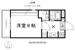 サンフェスタ東福寺(A・B棟)【2階】の間取り