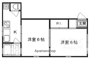 大和ビル【4階】の間取り