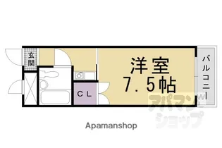 アピア御陵【305号室】の間取り