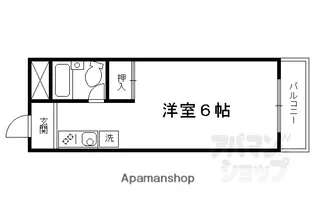 山本マンション【205号室】の間取り