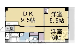 第2洛西ハイツ【103号室】の間取り