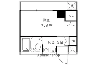 エグゼ東山【3階】の間取り