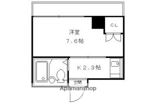 エグゼ東山【2階】の間取り