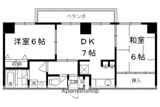 エグゼ東山【5階】の間取り