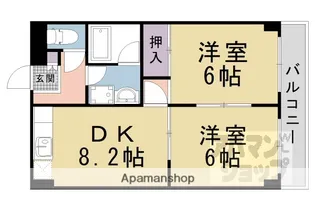エクセル新十条【301号室】の間取り