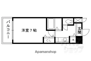 サムティ京都祇園【405号室】の間取り