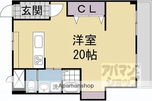 プランドール御所ノ内【403号室】の間取り