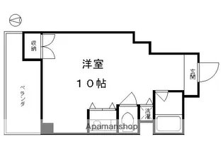 1Rの間取り画像
