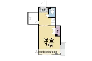 クリスタル・シバタ【1B号室】の間取り