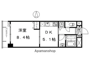 VITA ROSA京都【7階】の間取り