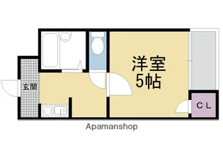 コーポ大仏【2階】の間取り