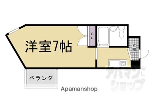 山科SQUARE【210号室】の間取り