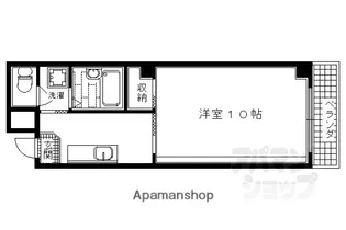 ブランネージュ名川【202号室】の間取り
