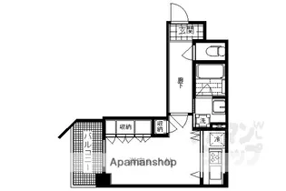 ライオンズ京都四条烏丸レジデンス【402号室】の間取り
