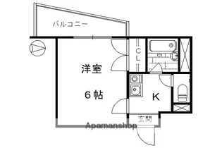 メゾン唐橋【3階】の間取り