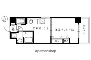 プラネシア星の子京都駅前西【5階】の間取り